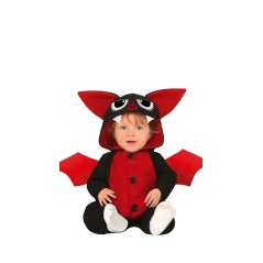 disfraz murcielago rojo pijama bebe tallas