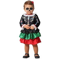 disfraz catrina dia de muertos bebe
