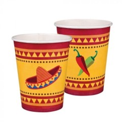 vasos fiesta mejicana 10 uds