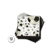 servilletas balon de futbol 12 uds