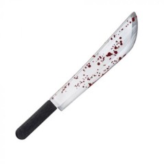 machete con sangre 53 cm