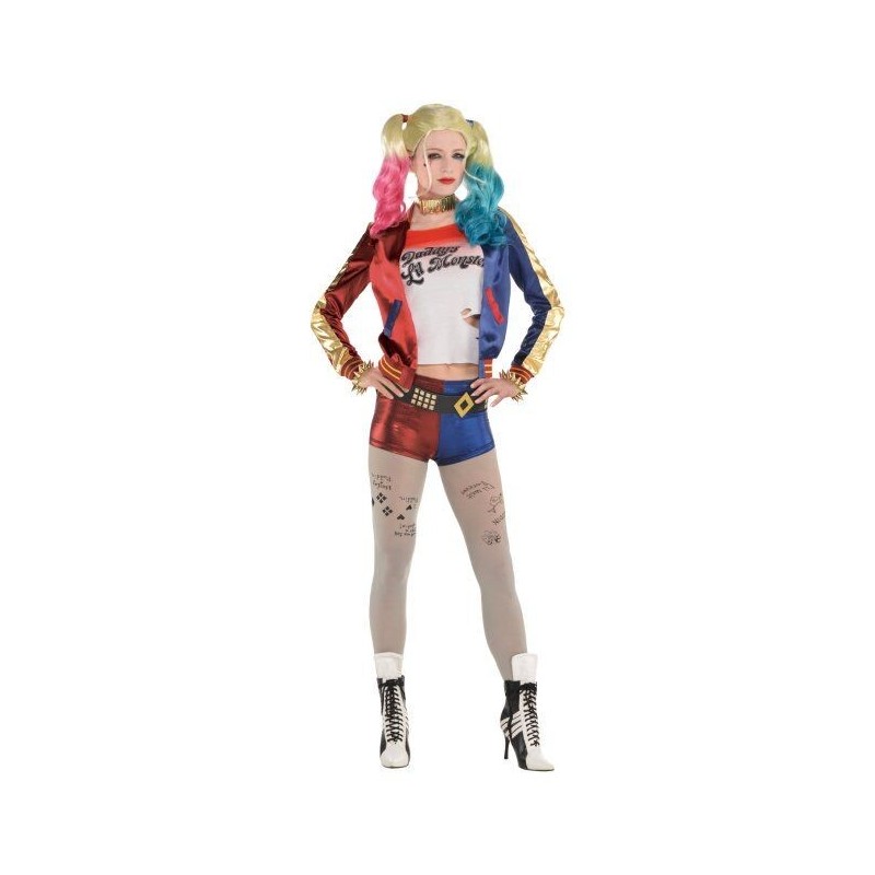 Disfraz Harley Quinn Escuadron Suicida para mujer tallas