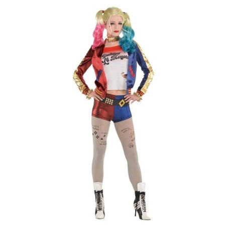disfraz harley quinn escuadron suicida para mujer tallas