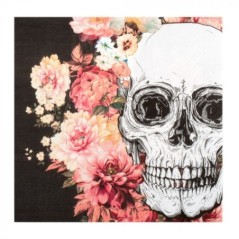 servilletas calavera mejicana dia muertos 12 uds