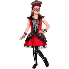 disfraz catrina dia de los muertos para nina tallas