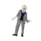 Disfraz traje rayas blanco y negro bitelchus talla ML hombre