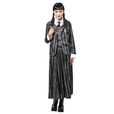 disfraz miercoles uniforme escolar wednesday mujer adulto