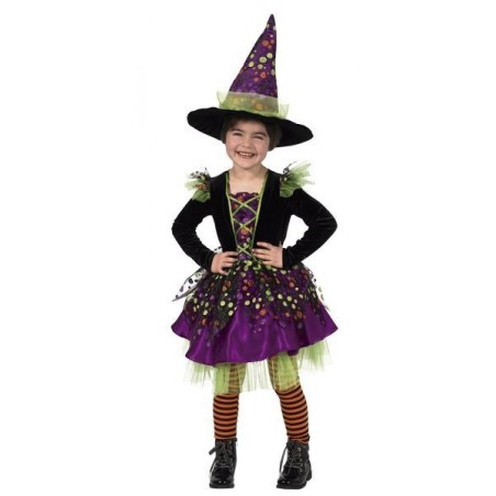 disfraz brujita halloween para nina