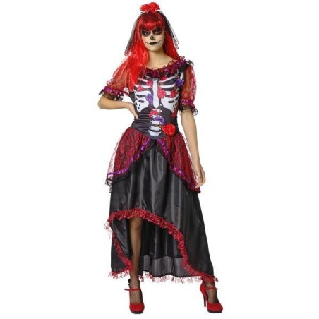 disfraz la catrina para mujer talla l