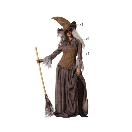 disfraz bruja talla xs para mujer