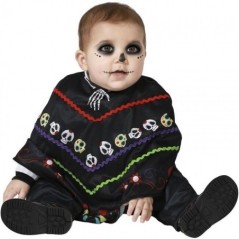 disfraz de esqueleto mexicano catrin para bebe