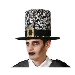 sombrero copa calaveras halloween