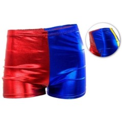 shorts metalizado arlequinna peligrosa nina tallas