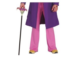 baston con pistola bufon joker 90 cm