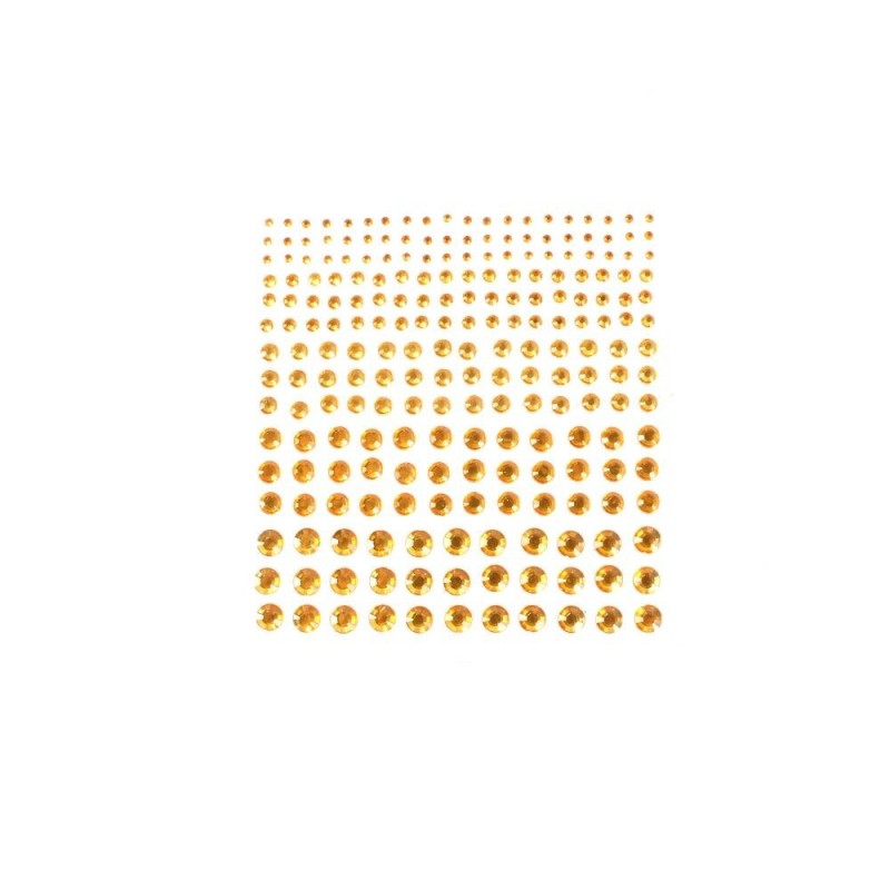 Joyas diamantes o piedras adhesivos naranja 165 uds