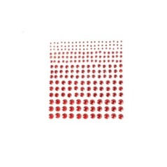 joyas diamantes o piedras adhesivos rojo 165 uds