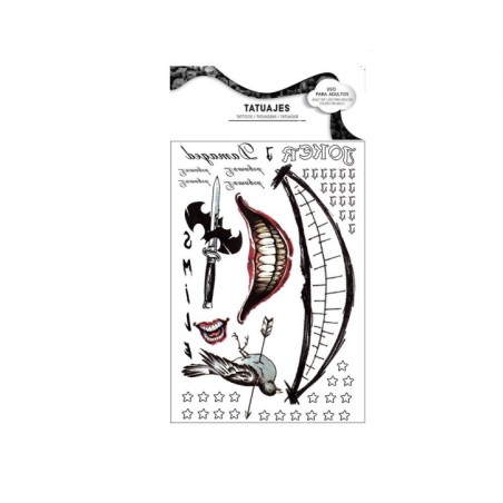 tatuajes temporales para joker