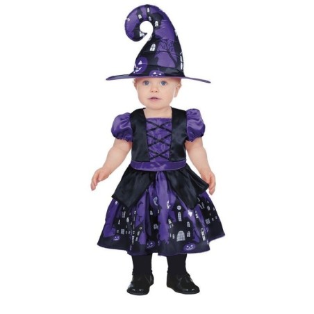 disfraz brujita morada para bebe