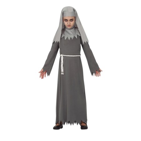 disfraz monja gotica gris para nina halloween
