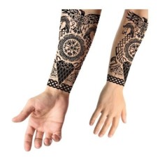 tatuajes para brazos vikingo 14x30 cm calcomanias