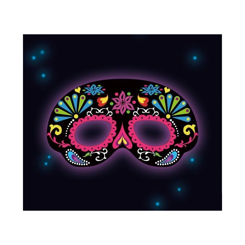 Antifaz luminoso catrina 19 cm barato