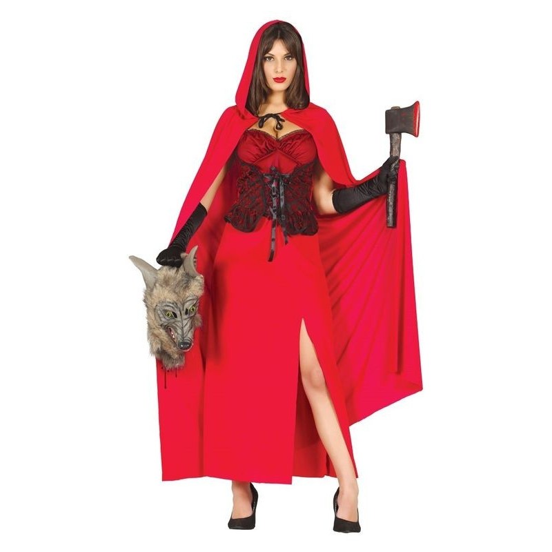 Disfraz caperucita roja cazadora de lobos talla L 42-44