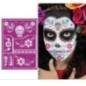 plantilla de maquillaje halloween catrina