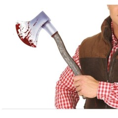 hacha con sangre 49 cm