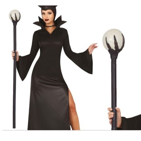 baston bola de mago malefica 100 cm