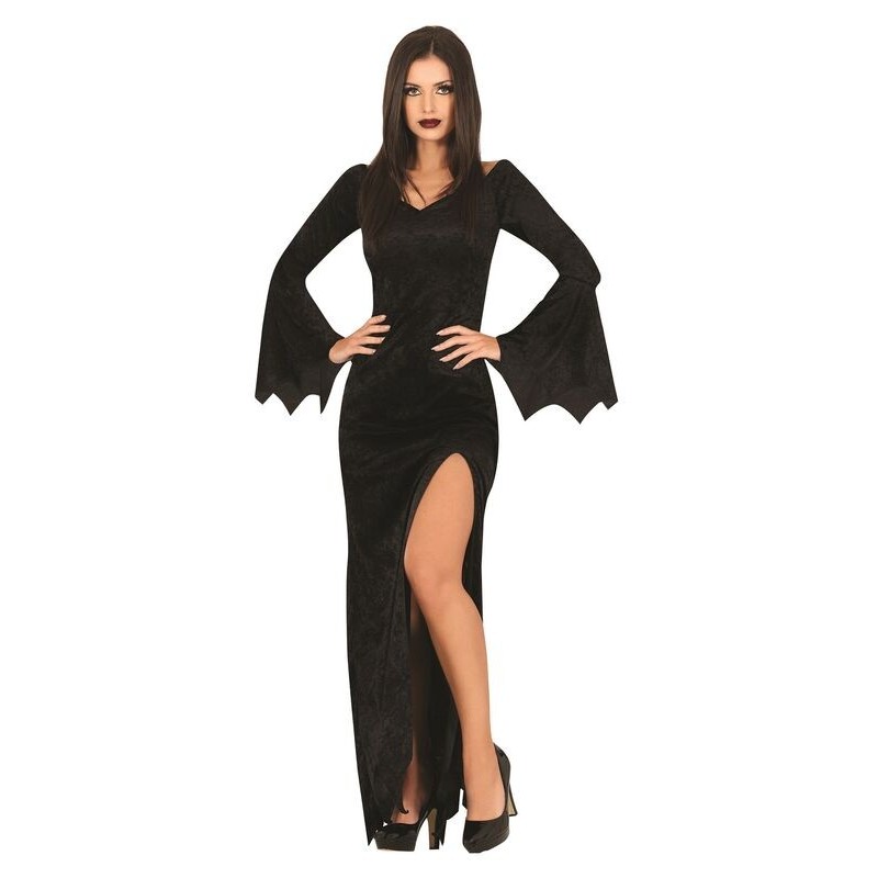 Disfraz madamme gotica similar a Morticia tallas