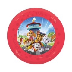 plato patrulla canina 21 cm plastico reutilizable