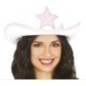 Sombrero vaquero blanco estilo barbie