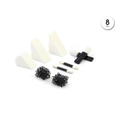 set esponjas y pinceles de maquillaje baratos 8 piezas