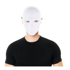 mascara blanca hombre