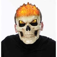 mascara calavera infierno con luz