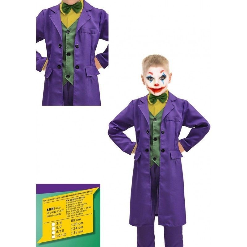 Disfraz Joker original para niño tallas