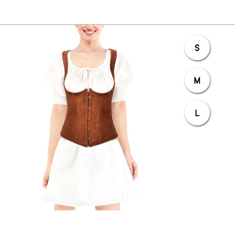Corset medieval mujer tallas