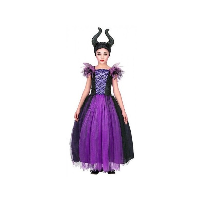 Disfraz malefica infantil para niña tallas
