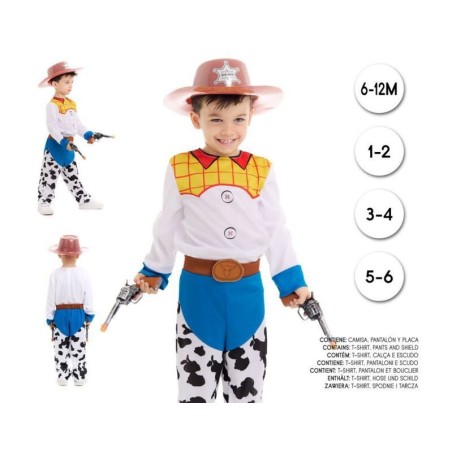 disfraz muaeco vaquero similar woody toy story niao tallas