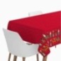 Mantel Reyes magos rojo rollo 1,20x5 metros