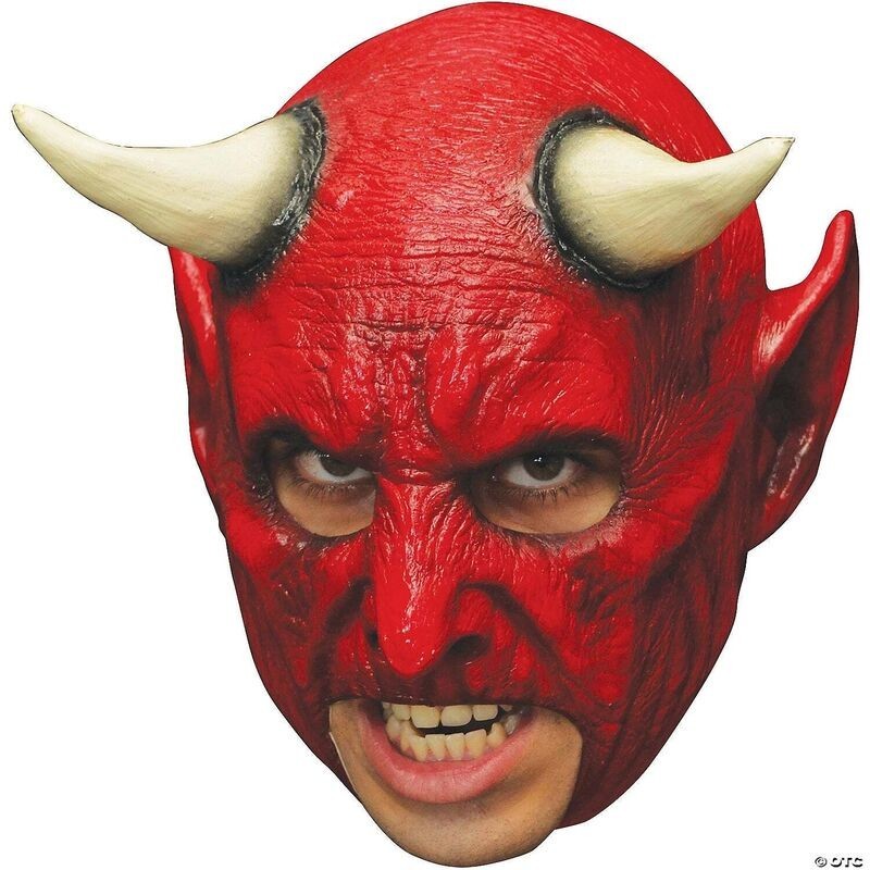 Mascara demonio sin barbilla Ghoulish