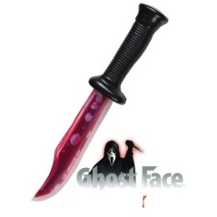 cuchillo ghost face hoja ensangrentada