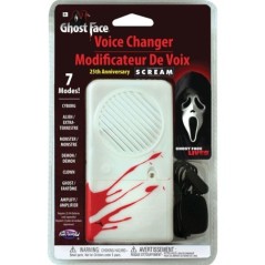 cambiador de voz lujo ghost face 25 aniversario