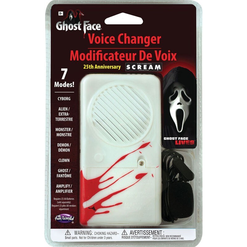 Cambiador de voz lujo Ghost Face 25 aniversario