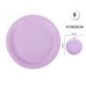 Plato lila deshechable 6 uds 23 cm cumpleaños