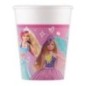Vasos Barbie cumpleaños 6 uds