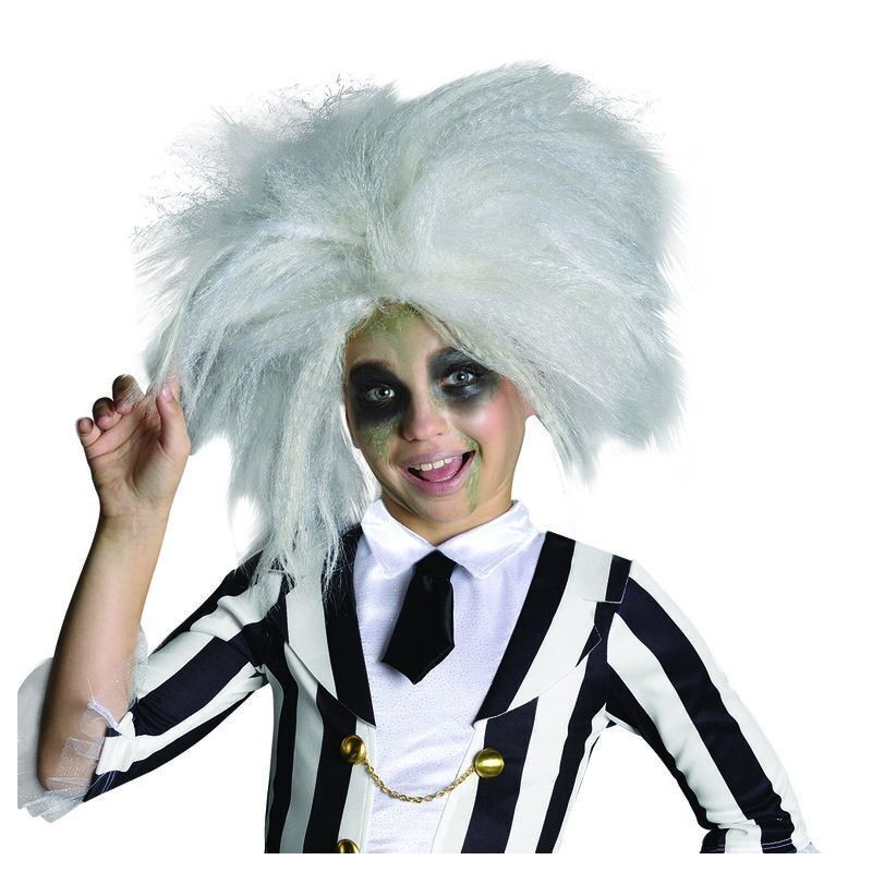 Peluca Beetlejuice original para niño infantil