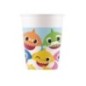 Vasos de papel Baby Shark 8 unidades