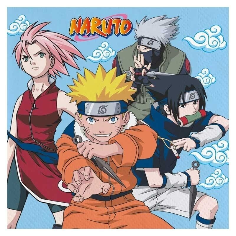 Servilletas Naruto cumpleaños 30 uds 33 cm