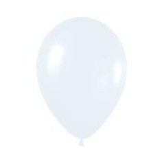 Globo blanco sempertex 50 unidades de 30 cm R12 7703340230269 R12 005